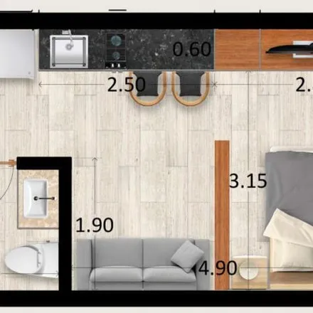 Buy this 1 bed apartment on La Portena in Calle 38 Norte, 77710 Playa del Carmen