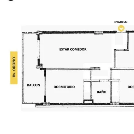 Buy this 2 bed apartment on Bulevar Nicasio Oroño 1171 in Parque, Rosario
