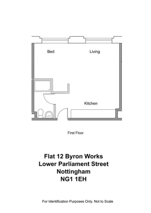 Image 5 - Byron Works, Lower Parliament Street, Nottingham, NG1 1EE, United Kingdom - Apartment for rent
