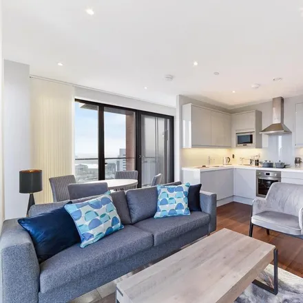 Rent this 1 bed apartment on Orchard Wharf in Silvocea Way, London