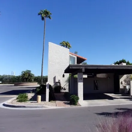Rent this 3 bed townhouse on 2835 North 61st Place in Scottsdale, AZ 85257