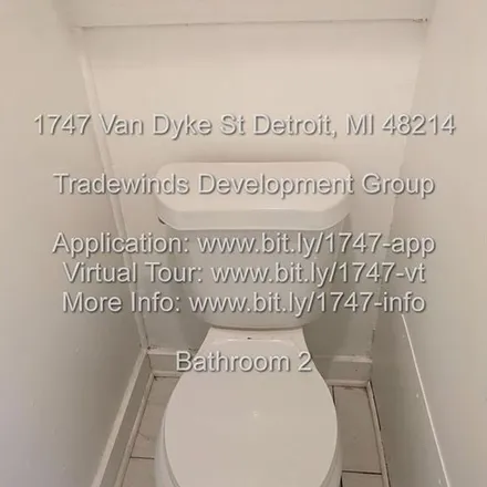 Rent this 3 bed apartment on 1731 Van Dyke Street in Detroit, MI 48214
