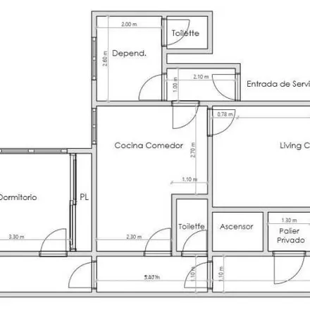 Buy this 3 bed apartment on Mahatma Gandhi 230 in Villa Crespo, C1414 EFC Buenos Aires