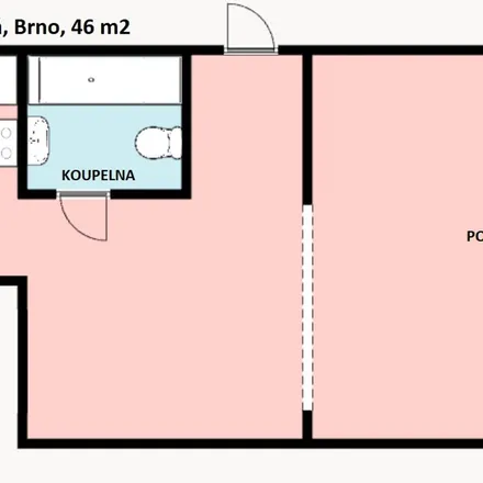 Rent this 1 bed apartment on Cacovická 12/1 in 614 00 Brno, Czechia