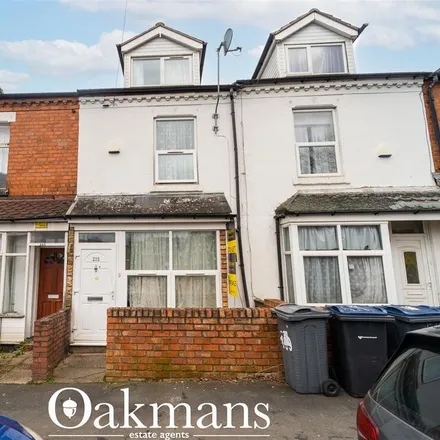 Rent this 5 bed house on 261 Heeley Road in Selly Oak, B29 6EL