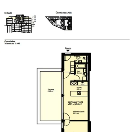Rent this 3 bed apartment on Rue Franche / Freiestrasse 36 in 2502 Biel/Bienne, Switzerland