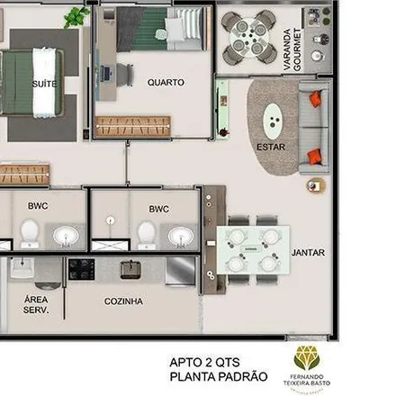 Buy this 2 bed apartment on Rua Alberto Paiva 150 in Graças, Recife - PE