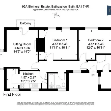 Image 2 - Elmhurst, Batheaston, BA1 7NU, United Kingdom - Apartment for rent