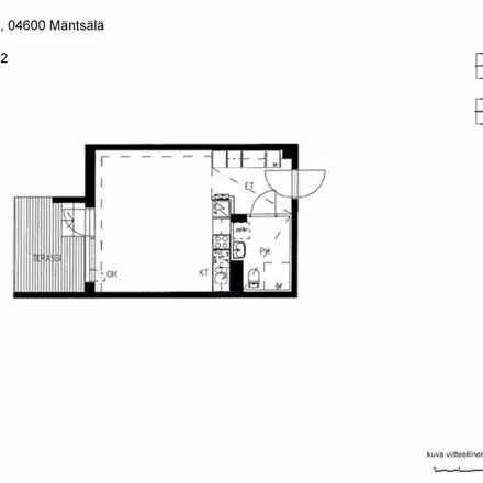 Rent this 1 bed apartment on Haapajunttilantie in 04600 Mäntsälä, Finland