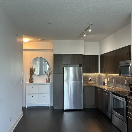 Rent this 1 bed apartment on Rain and Senses Condos in 55 & 65 Speers Road, Oakville