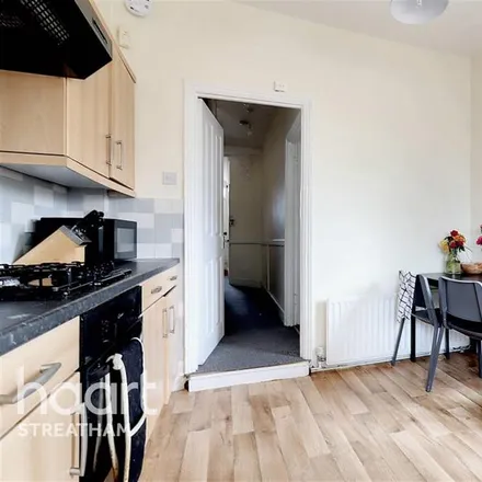 Rent this 3 bed house on 156 Trevelyan Road in London, SW17 9SE
