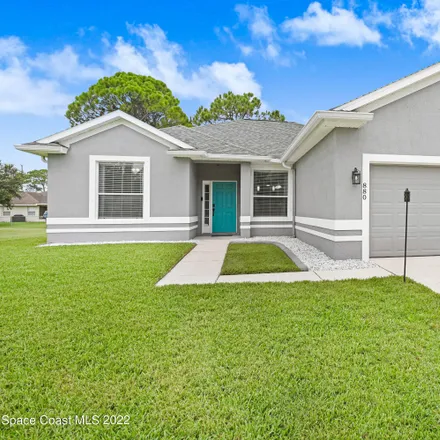 Buy this 3 bed house on 870 Lyons Circle Northwest in Palm Bay, FL 32907