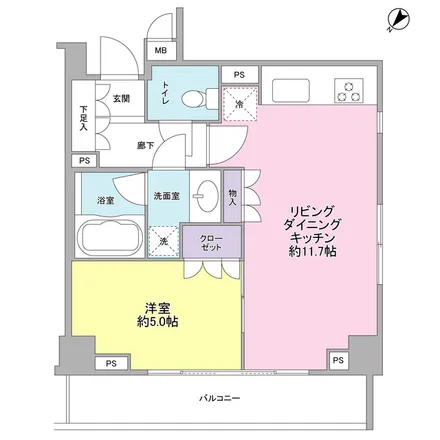 Image 2 - サンピエス根津, Gongen-zaka, Yayoi 1-chome, Bunkyo, 113-0023, Japan - Apartment for rent