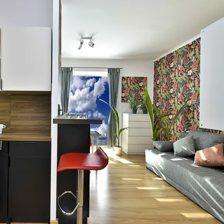 Rent this studio apartment on Wojska Polskiego in 91-711 Łódź, Poland