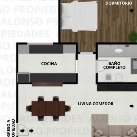 Buy this 1 bed apartment on Doctor Arturo Melo 2635 in Partido de Lanús, 1824 Lanús
