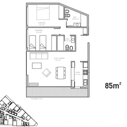 Buy this 2 bed apartment on Los González in Antonio José Méndez, 20005 Pinares - Las Delicias
