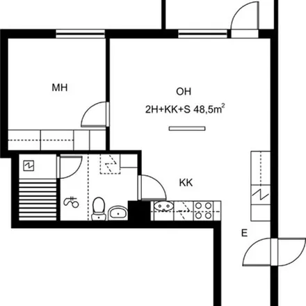 Rent this 2 bed apartment on Kuokkalantie in 40400 Jyväskylä, Finland