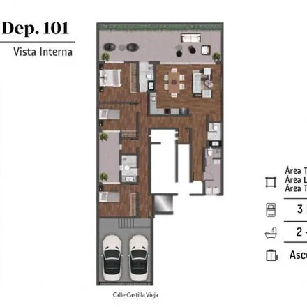 Buy this 3 bed apartment on Tienda Mass in Avenida Mariscal Ramón Castilla 1408, Santiago de Surco