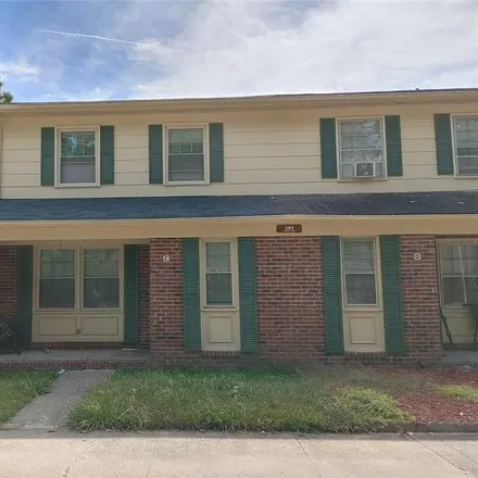 Rent this 3 bed townhouse on 385 Circuit Lane in Courthouse Green, Newport News