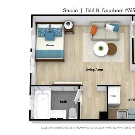 Image 1 - 1164 N Dearborn St, Unit CL-401 - Apartment for rent