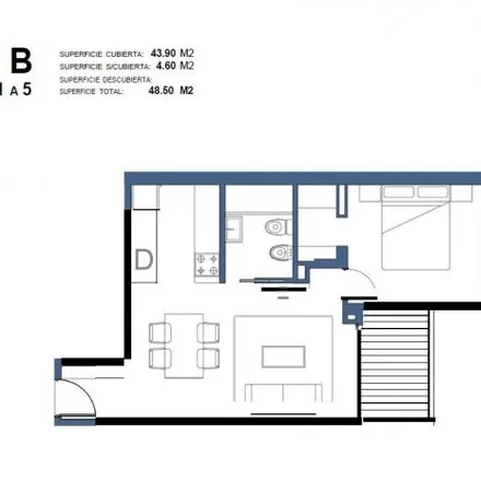 Buy this 1 bed apartment on 409 - Pío Díaz 714 in Partido de Tres de Febrero, B1676 CBA Sáenz Peña