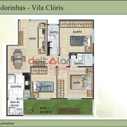 Buy this 3 bed apartment on Praça das Andorinhas in Vila Clóris, Belo Horizonte - MG