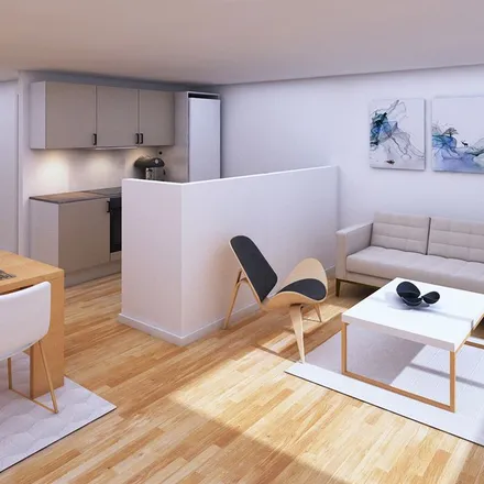 Rent this 1 bed apartment on Ikast-Brande Kommune in Østergade, 7430 Ikast