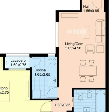 Rent this 1 bed apartment on Avenida Córdoba 3304 in Almagro, C1187 AAU Buenos Aires