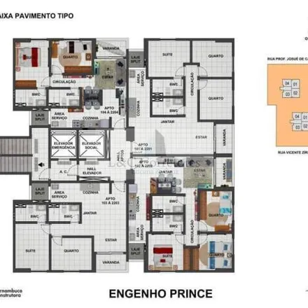 Buy this 3 bed apartment on Rua Carmelo Alves de Brito 188 in Bairro Novo do Carmelo, Camaragibe - PE