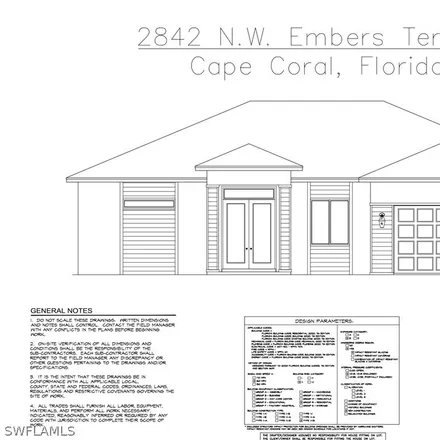 Buy this 3 bed house on 2868 Northwest Embers Terrace in Cape Coral, FL 33993