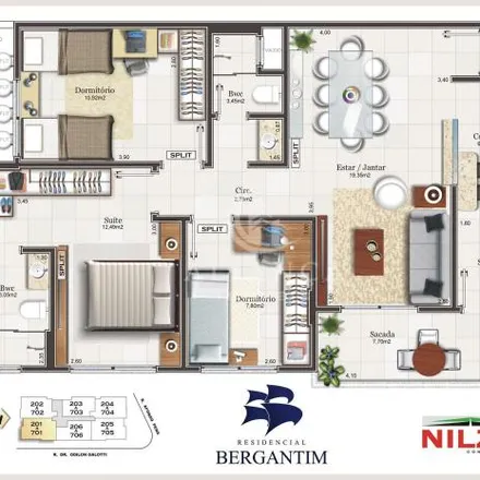 Buy this 2 bed apartment on Rua Doutor Odilon Galotti in Capoeiras, Florianópolis - SC