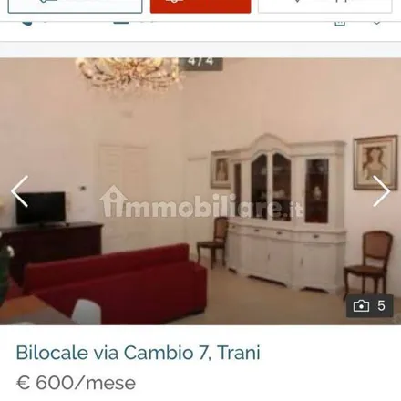 Rent this 1 bed apartment on Via Cambio in 76125 Trani BT, Italy