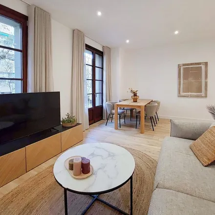 Rent this 1 bed apartment on Carrer del Rosselló in 08001 Barcelona, Spain