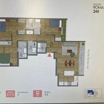 Buy this 3 bed apartment on Calle Roma 190 in Miraflores, Lima Metropolitan Area 15074