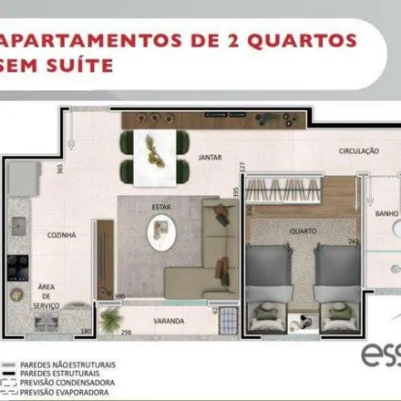 Buy this 2 bed apartment on Rua Norberto Mayer in Eldorado, Contagem - MG