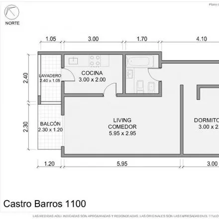 Buy this 1 bed apartment on Castro Barros 1099 in Boedo, 1237 Buenos Aires