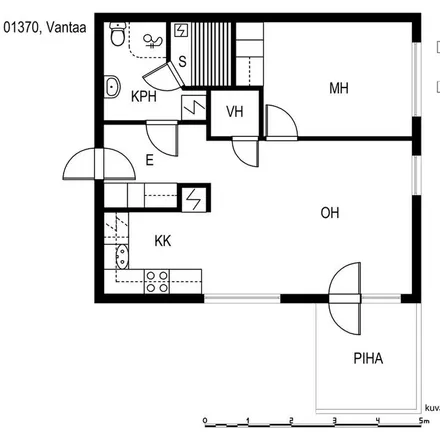 Rent this 2 bed apartment on Metsänhoitajankuja 1 in 01370 Vantaa, Finland