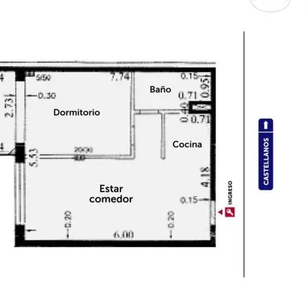 Buy this 1 bed apartment on Aaron Castellanos 1513 in Echesortu, Rosario