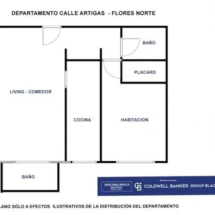 Buy this 1 bed apartment on General José Gervasio Artigas 566 in Flores, C1406 ABL Buenos Aires