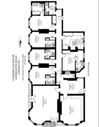 Image 8 - Cumberland House, Kensington Road, London, W8 5NX, United Kingdom - Apartment for rent