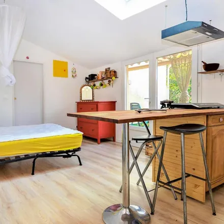 Rent this studio apartment on Saint-Paulet-de-Caisson in Montée de la Calade, 30130 Saint-Paulet-de-Caisson