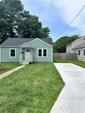 Rent this 3 bed house on 47 Greeneland Blvd in Portsmouth, Virginia