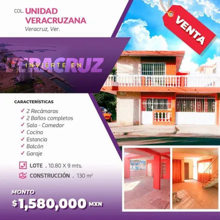 Buy this studio house on Parroquia del Perpetuo Socorro y San Francisco de Asis in Calle Othón Blanco, Unidad Veracruzana
