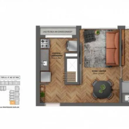 Buy this 2 bed apartment on Avenida Protásio Alves 656 in Rio Branco, Porto Alegre - RS