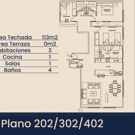 Buy this 3 bed apartment on Congo in Los Conquistadores Avenue, San Isidro