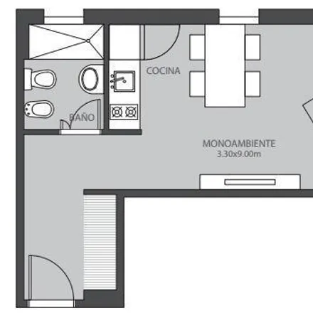 Buy this studio apartment on Montagne in Avenida Forest 417, Chacarita