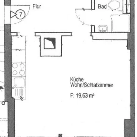 Rent this 1 bed apartment on Prießnitzstraße 34 in 01099 Dresden, Germany