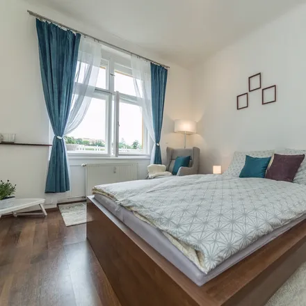 Rent this 1 bed apartment on Čestmírova 1358/25 in 140 00 Prague, Czechia