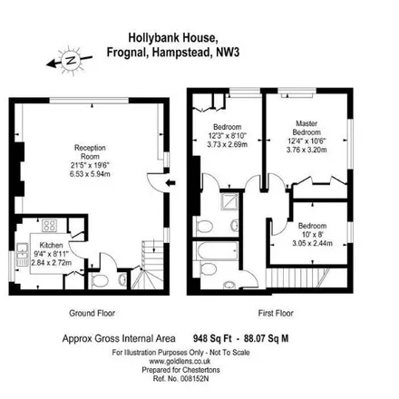 Image 8 - 71 Frognal, London, NW3 6XD, United Kingdom - Apartment for rent