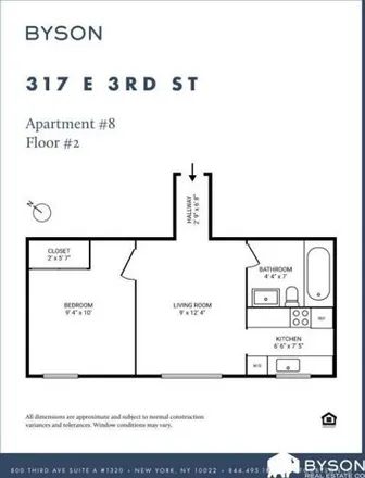 Image 5 - 317 East 3rd Street, New York, NY 10009, USA - Apartment for sale